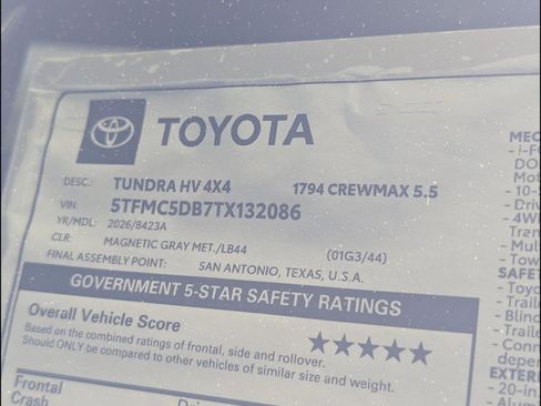New 2026 Toyota Tundra 1794 Edition AWD/4WD image 14