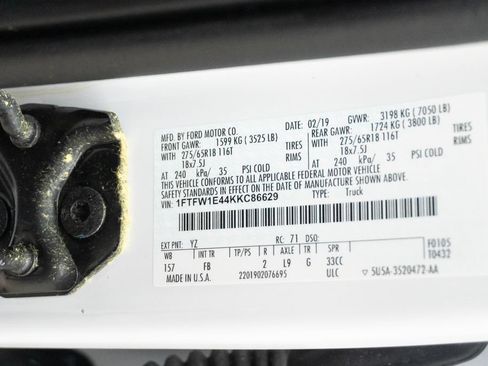 Used 2019 Ford F150 XLT w/ Equipment Group 302A Luxury AWD/4WD image 36