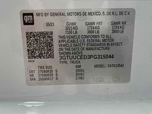 Used 2023 GMC Sierra 1500 Elevation image 48