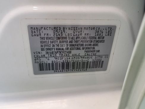 Used 2019 Nissan Sentra SV FWD image 33