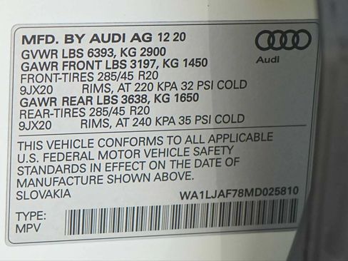 Used 2021 Audi Q7 2.0T Premium Plus w/ Premium Plus Package AWD/4WD image 30