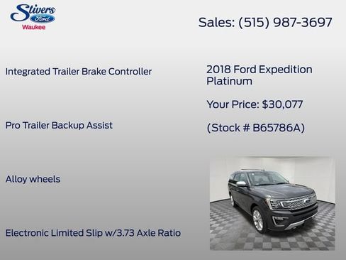 Used 2018 Ford Expedition Platinum AWD/4WD image 22