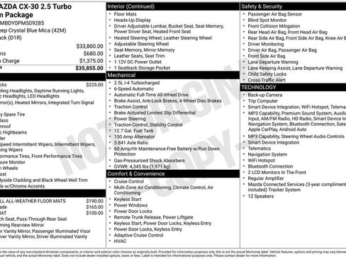 Certified 2023 MAZDA CX-30 2.5 Turbo w/ Premium Package AWD/4WD image 6