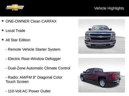 Used 2014 Chevrolet Silverado 1500 LT w/ All Star Edition AWD/4WD image 18