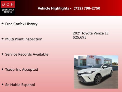 Used 2021 Toyota Venza LE image 4