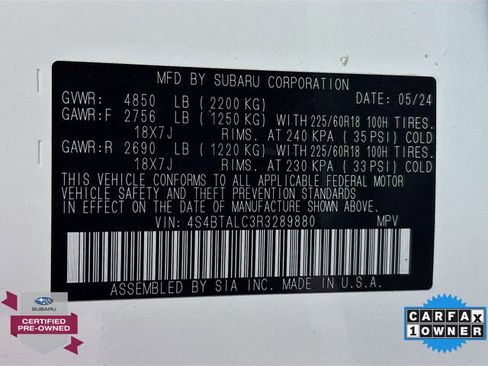 Certified 2024 Subaru Outback Onyx Edition image 33