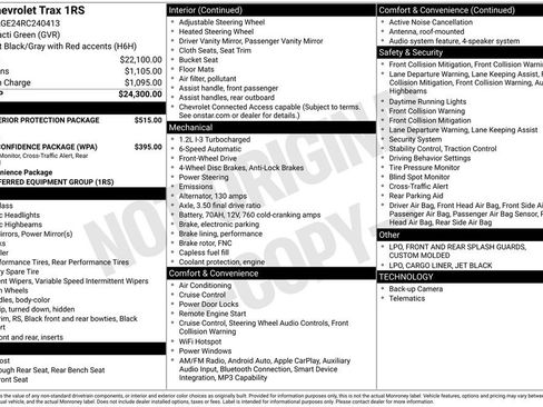 Used 2024 Chevrolet Trax RS image 11