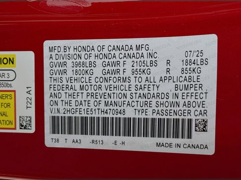 New 2026 Honda Civic Si image 39