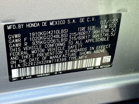 Certified 2024 Honda HR-V LX image 29
