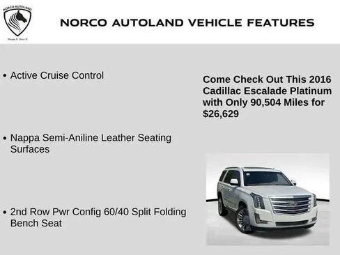Used 2016 Cadillac Escalade Platinum AWD/4WD image 14
