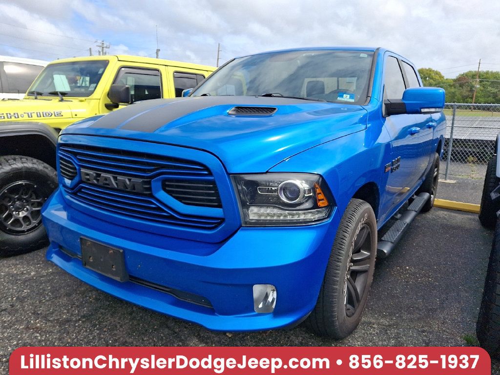 Used 2018 RAM 1500 Sport w/ Hydro Blue Sport Package AWD/4WD image 1