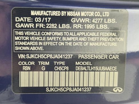 Used 2018 INFINITI QX30 Sport w/ Sport Leather Package FWD image 33