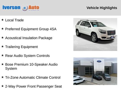 Used 2014 GMC Acadia SLT image 2