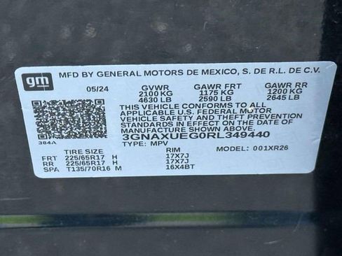 Certified 2024 Chevrolet Equinox LT AWD/4WD image 25