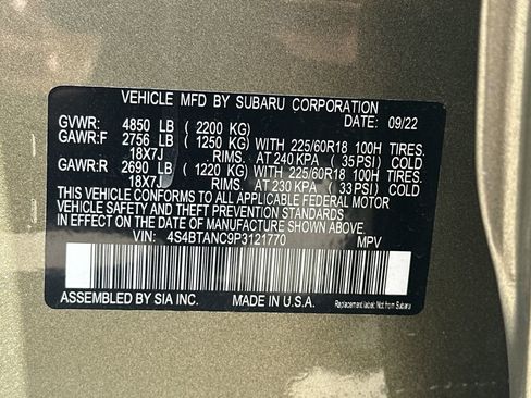 Used 2023 Subaru Outback Limited image 25