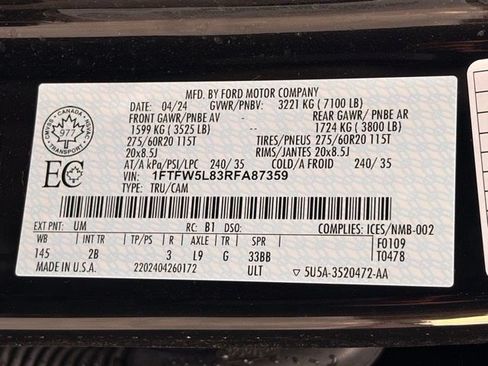 Used 2024 Ford F150 Lariat AWD/4WD image 34
