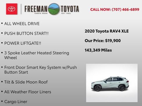 Used 2020 Toyota RAV4 XLE w/ Convenience Package AWD/4WD image 10