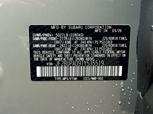 New 2026 Subaru Outback Premium AWD/4WD image 29