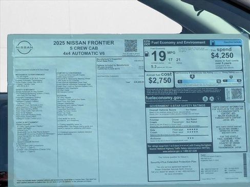 New 2025 Nissan Frontier S image 16