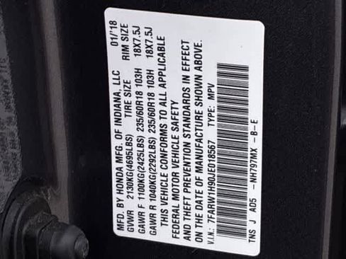 Used 2018 Honda CR-V Touring image 39