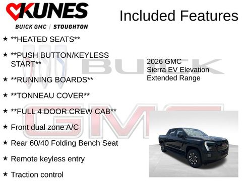 New 2026 GMC Sierra EV Elevation AWD/4WD image 3