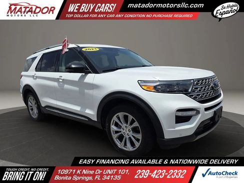 Used 2021 Ford Explorer Limited w/ Equipment Group 301A RWD image 3
