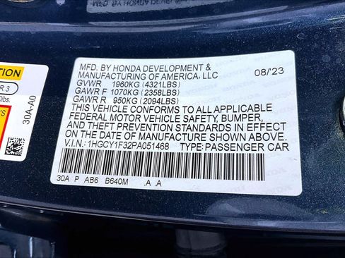 Used 2023 Honda Accord EX image 34