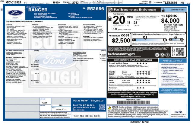 New 2026 Ford Ranger Lariat AWD/4WD image 17