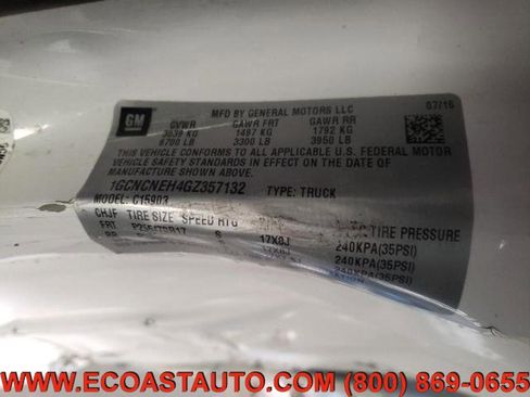 Used 2016 Chevrolet Silverado 1500 W/T w/ Trailering Package image 10