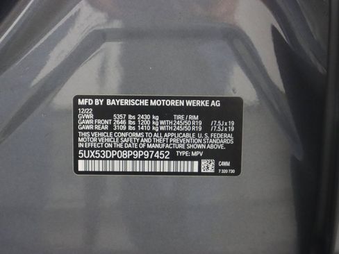 Used 2023 BMW X3 xDrive30i w/ Premium Package image 54