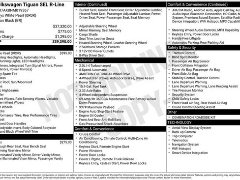 Used 2022 Volkswagen Tiguan SEL R-Line image 6