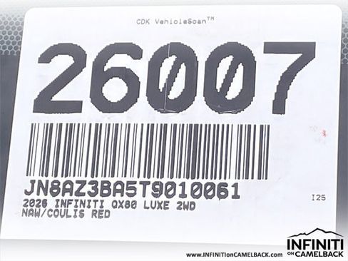 New 2026 INFINITI QX80 Luxe image 36