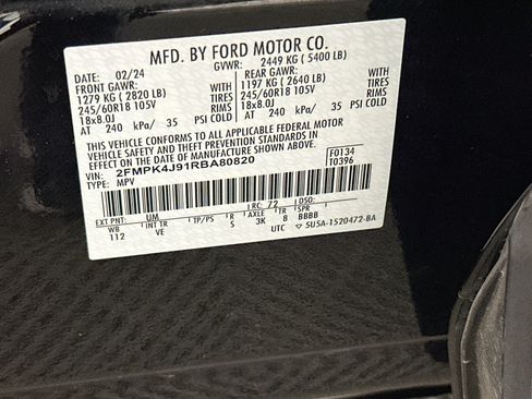 Used 2024 Ford Edge SEL AWD/4WD image 12