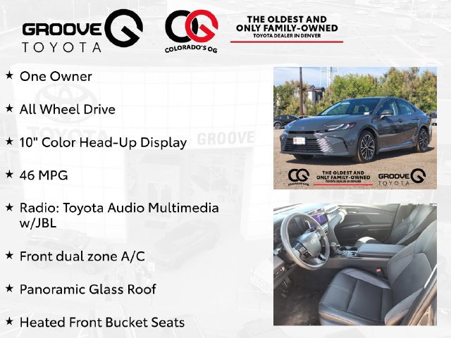 Used 2025 Toyota Camry XLE w/ Premium Package AWD/4WD image 4
