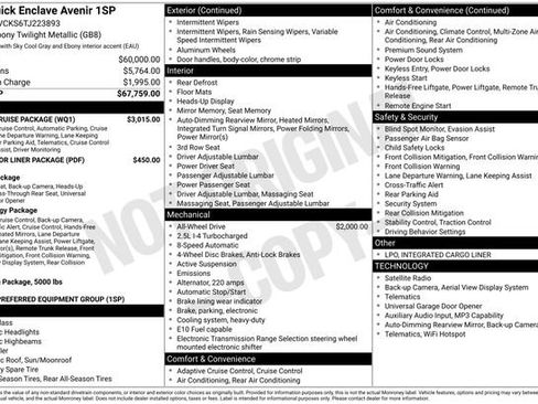 New 2026 Buick Enclave Avenir w/ Super Cruise Package AWD/4WD image 38