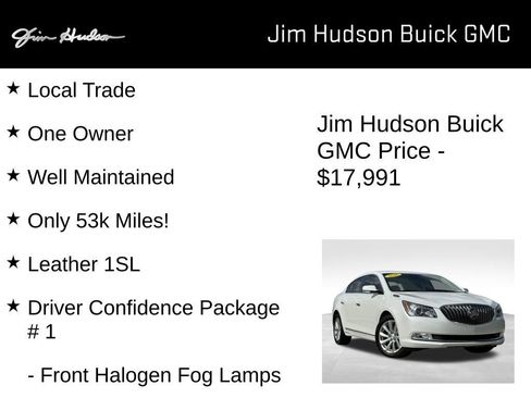 Used 2016 Buick LaCrosse Leather w/ Experience Buick Package image 6