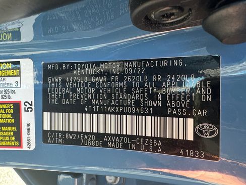 Used 2023 Toyota Camry SE w/ Convenience Package FWD image 18
