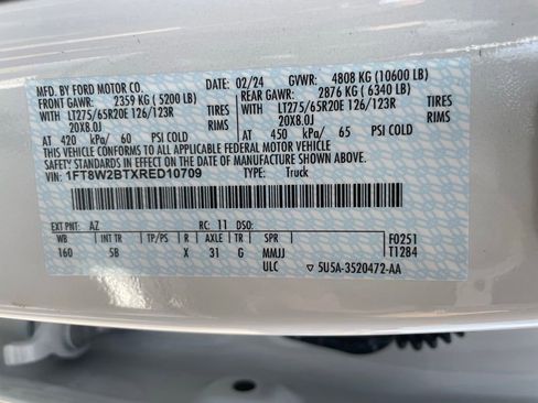 Used 2024 Ford F250 Lariat w/ Lariat Ultimate Package image 43