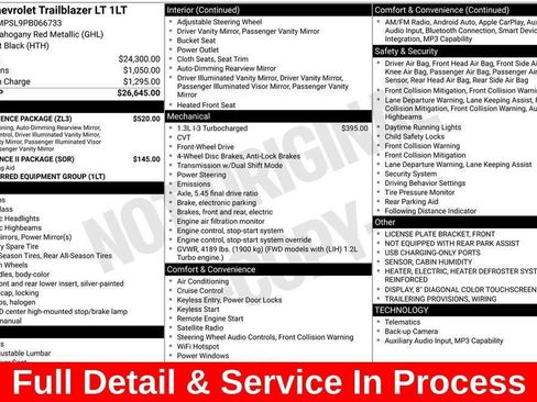 Used 2023 Chevrolet TrailBlazer LT w/ Convenience Package image 4