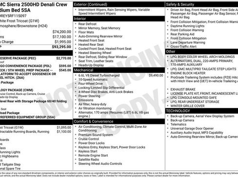 Used 2024 GMC Sierra 2500 Denali w/ Denali Reserve Package AWD/4WD image 7
