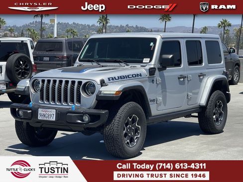 Used 2023 Jeep Wrangler Unlimited Rubicon 4xe w/ Steel Bumper Group AWD/4WD image 3