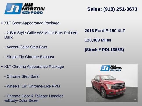 Used 2018 Ford F150 XLT w/ Equipment Group 302A Luxury AWD/4WD image 17