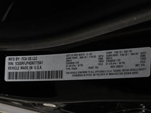 Used 2025 RAM 1500 Laramie w/ Sport Appearance Package AWD/4WD image 25