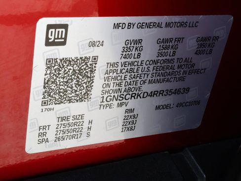 Used 2024 Chevrolet Tahoe RST w/ Luxury Package RWD image 24