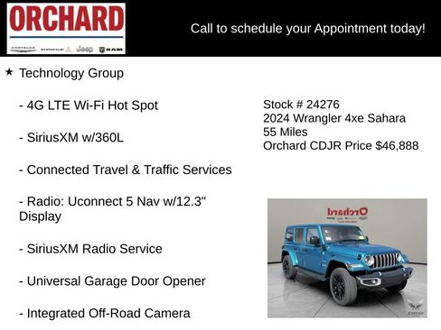 New 2024 Jeep Wrangler Unlimited Sahara w/ Technology Group AWD/4WD image 16