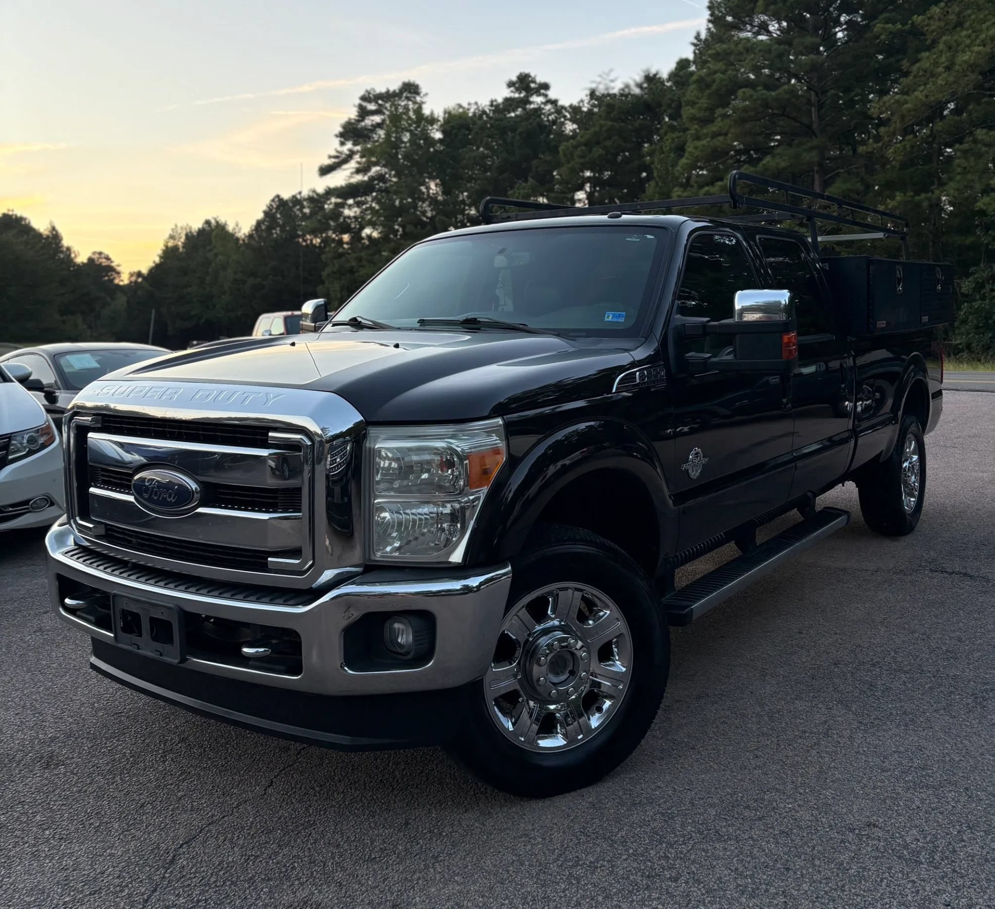 Used 2014 Ford F350 Lariat w/ Lariat Ultimate Package AWD/4WD image 2