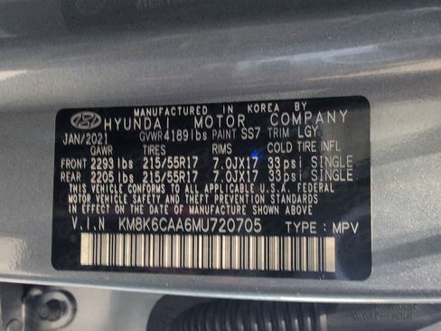 Certified 2021 Hyundai Kona SEL Plus AWD/4WD image 31