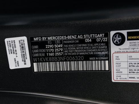 Certified 2022 Mercedes-Benz SL 63 AMG SL 63 AMG image 41