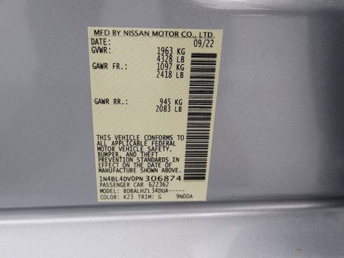 Used 2023 Nissan Altima 2.5 SV image 33