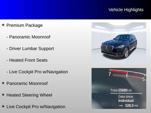 Used 2023 BMW X3 xDrive30i AWD/4WD image 12